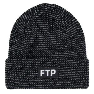 NEW FTP Reflective Knit Beanie - Black